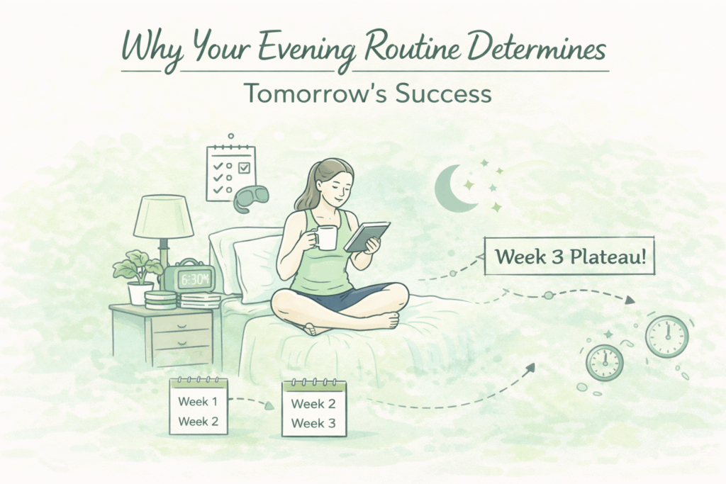 Why Evening routine determines tomorrow success
