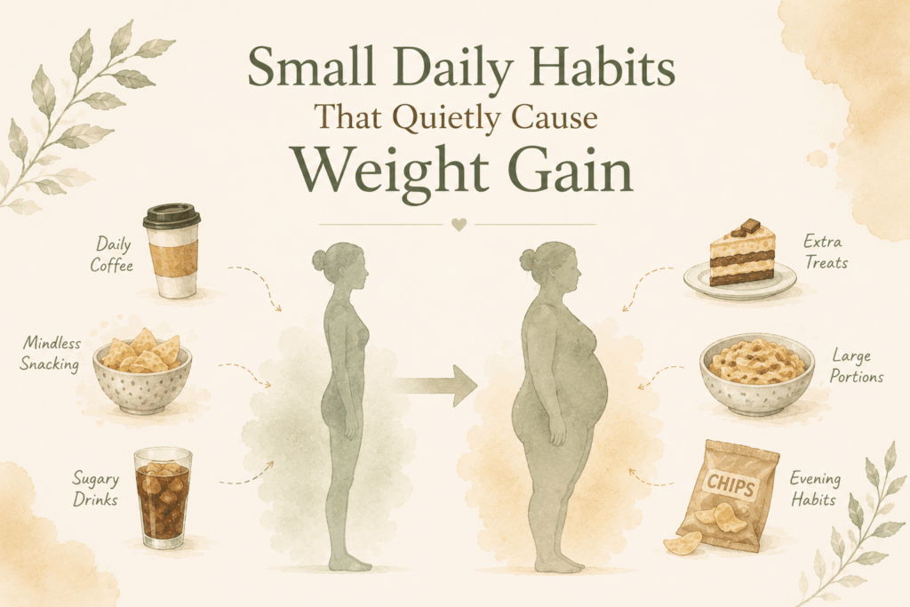 Small Daily Habits That Quietly Cause Weight Gain
