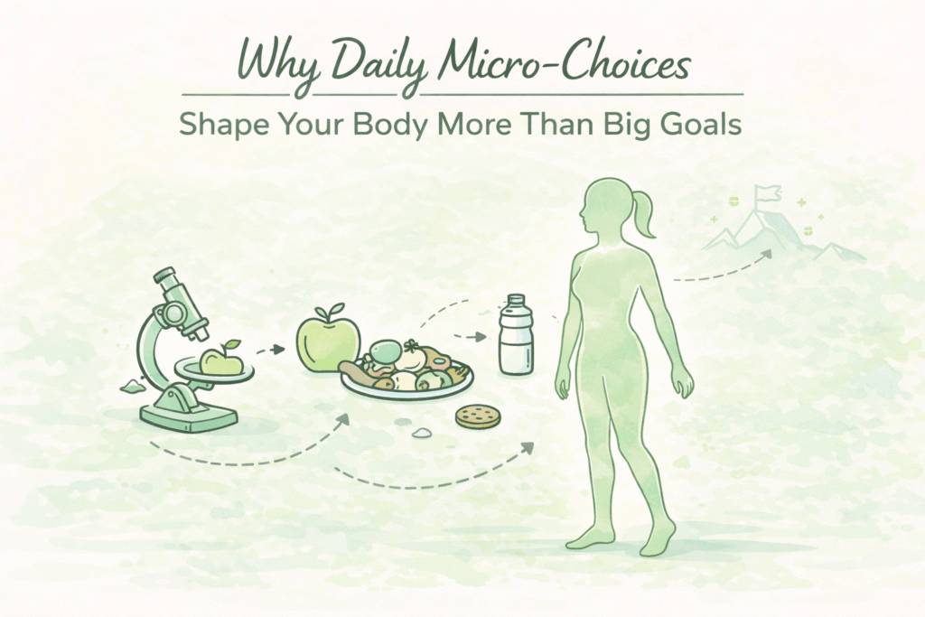 Why Daily Micro-Choices Shape Your Body More Than Big Goals