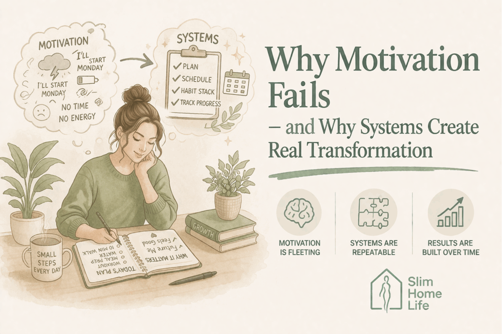 Why Motivation Fails and why systems create real transformation