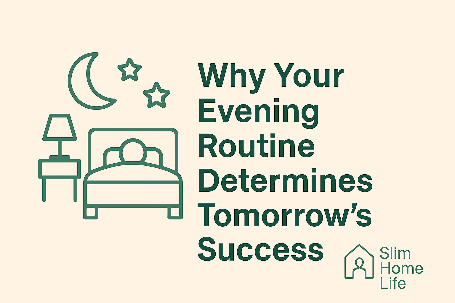 Why Daily Micro-Choices Shape Your Body More Than Big Goals – SlimHomeLife illustration of small daily steps leading to transformation.