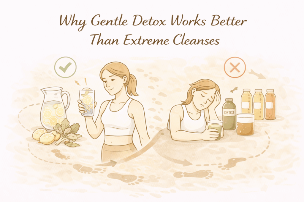 Why Gentle Detox Works Better Than Extreme Cleanses