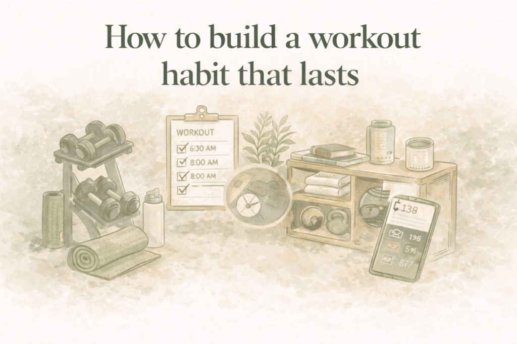 How to build a workout habit that lasts