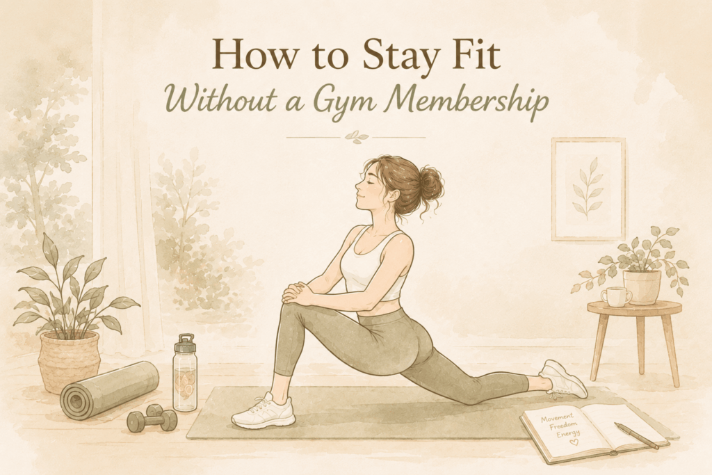 How to Stay Fit Without a Gym Membership