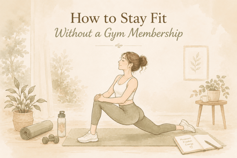 How to Stay Fit Without a Gym Membership