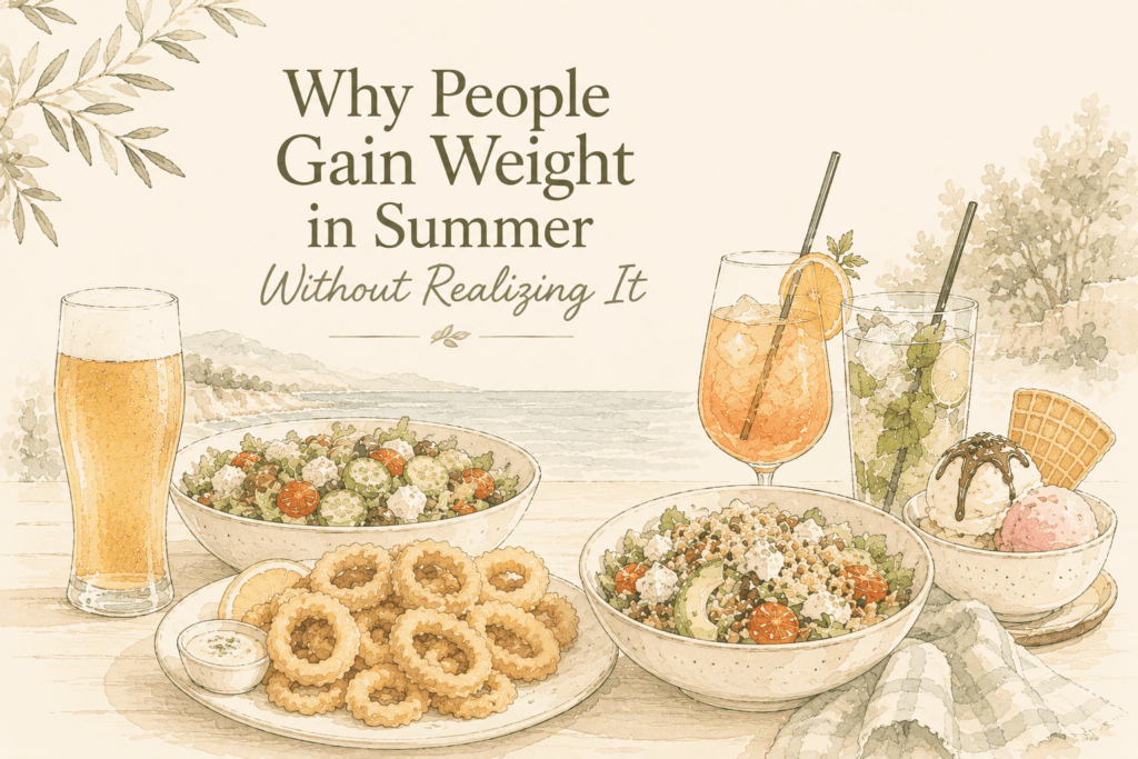 why people gain weight in summer